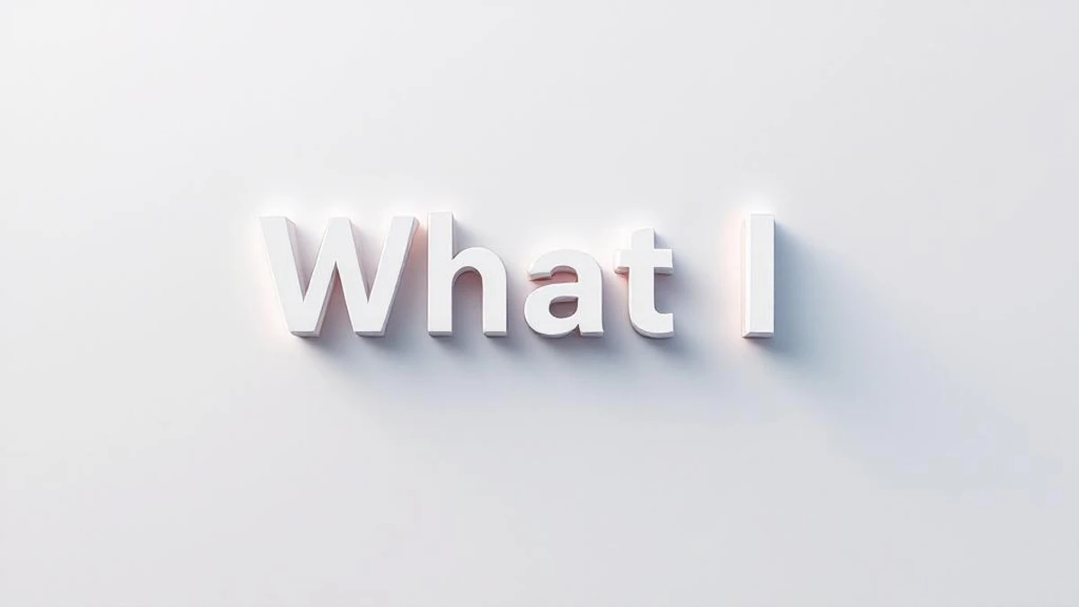 What I
